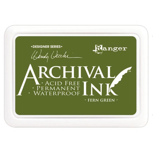 Ranger Wendy Vecchi Designer Series Archival Ink Pad, Fern Green