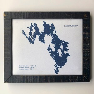 Cartes à épingles du lac Muskoka