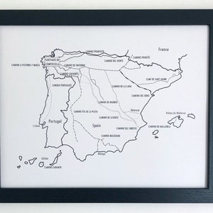 Framed Camino Trail Prints