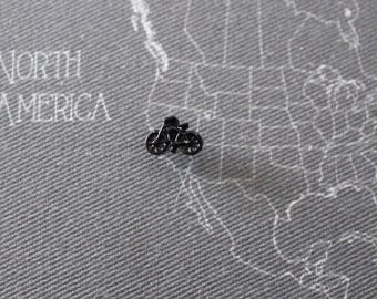 Bicycle Map Pin | Map Marker |Push Pin | Handmade Bike Map Tack