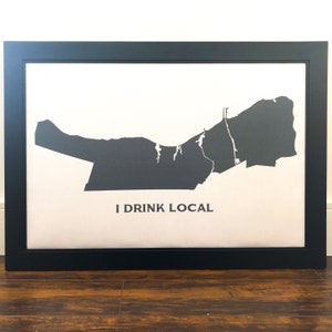 Craft Beer or World Beer Tasting Map - Push Pin map to mark beers you&#39;ve tried