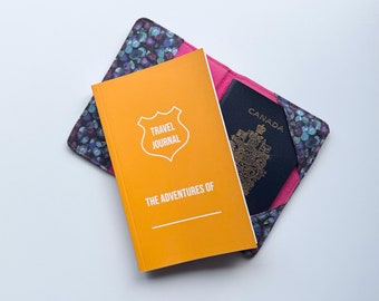 Travel Journal: Adventure Keepsake, Yellow Cover (7x4.25”)