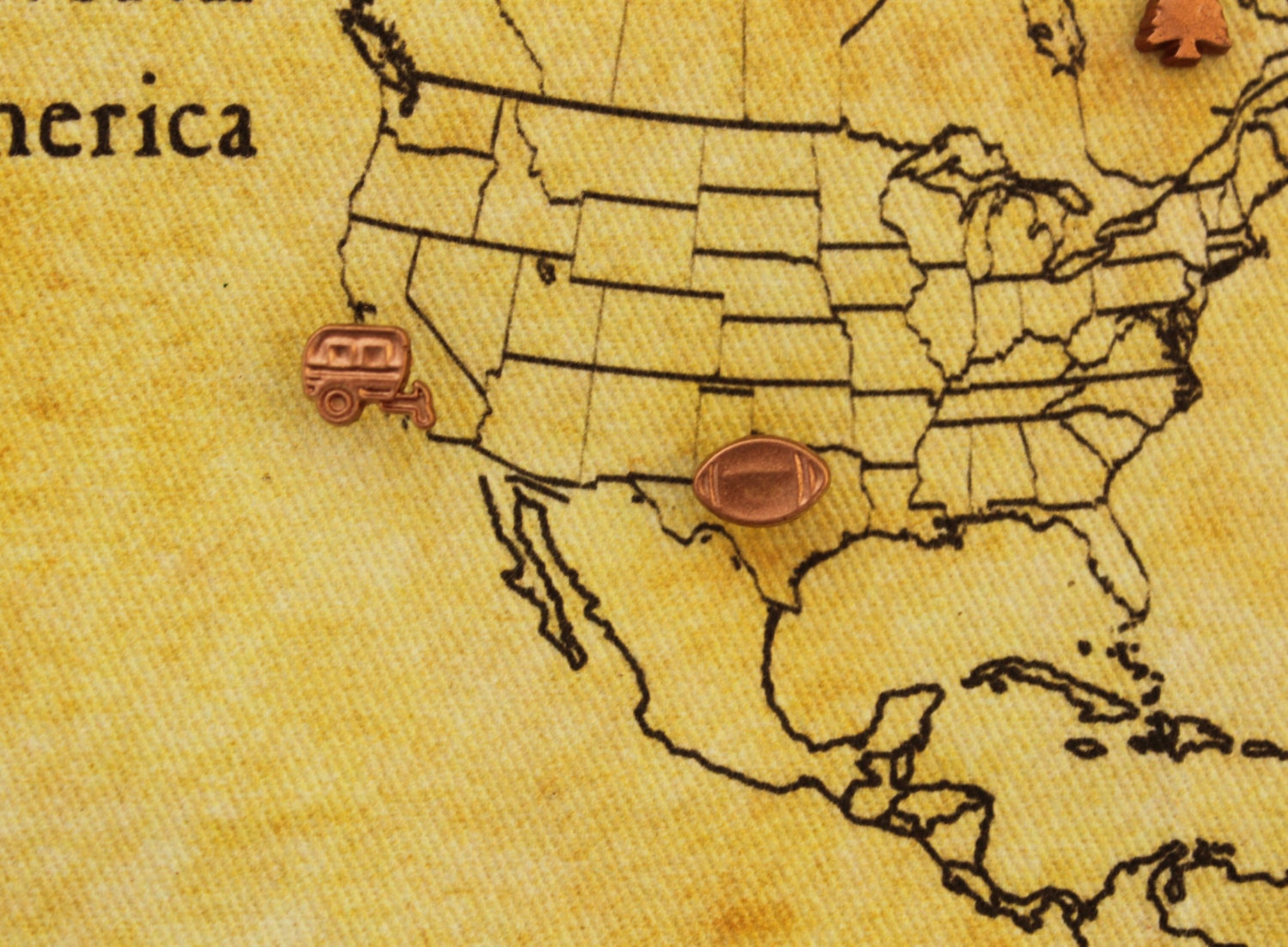 Airstream Trailer Map Pin, Map Marker, Push Pin - Trailer, Driving ...