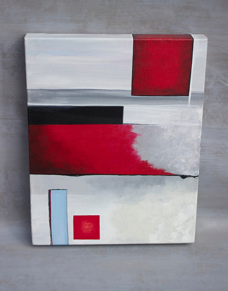 Abstract Painting Modern Geometric Hand Painted Gallery - Etsy