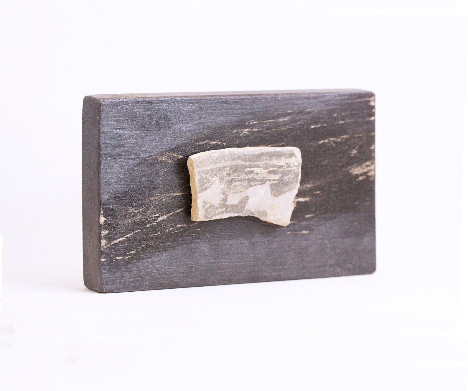 Mounted Anasazi Pottery Shard Art Piece Ancient Native Etsy