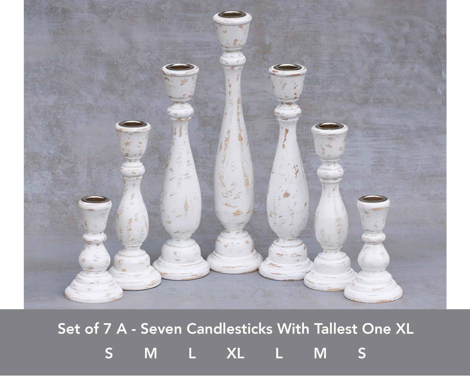 Made to Order Wooden Candlesticks Hand Painted in Any Color Etsy