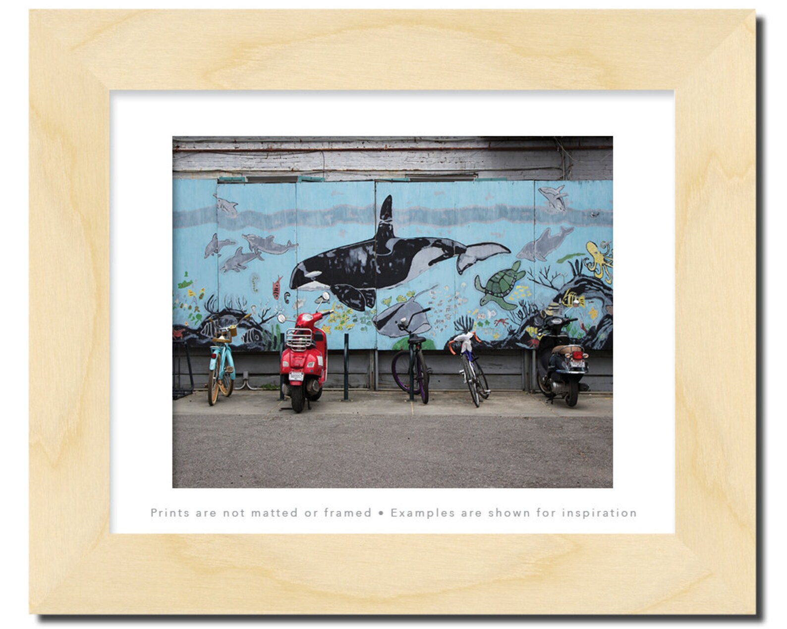 Free Wheelin' Whale Urban New Orleans Ocean Mural with Etsy