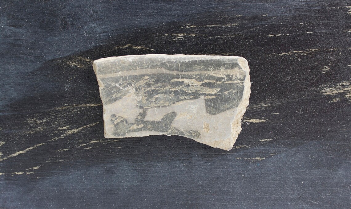 Mounted Anasazi Pottery Shard Art Piece Ancient Native Etsy