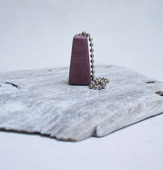 Exotic Purple Heart Ceiling Fan Pull Hand Wrought Wood Etsy