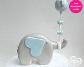 elephant cake topper boy