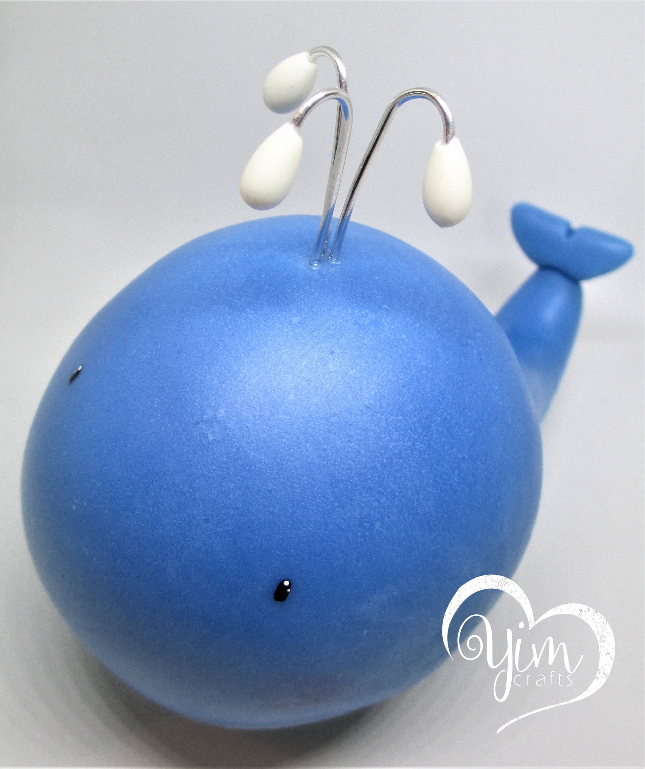 Blue Whale Cake Topper for Baby Shower or Birthday Events. Etsy