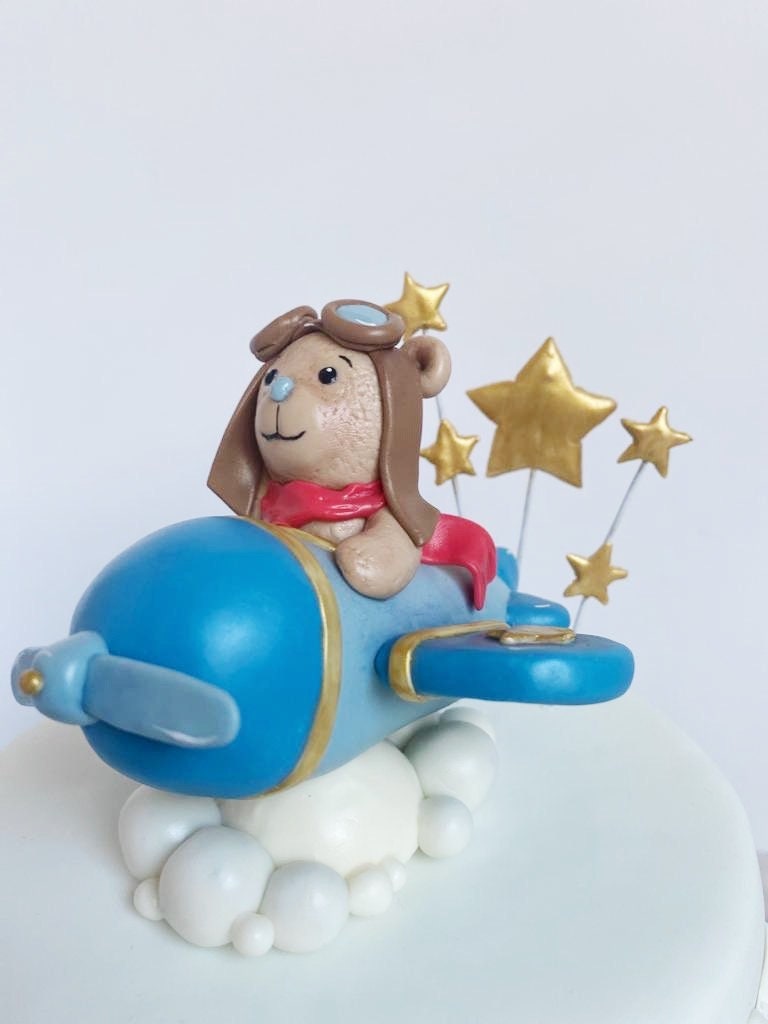 Airplane cake topper and nursery decor. Up and away travel | Etsy