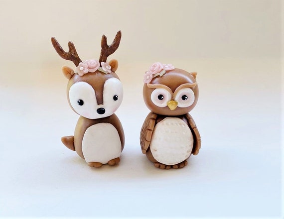 baby woodland animal figurines