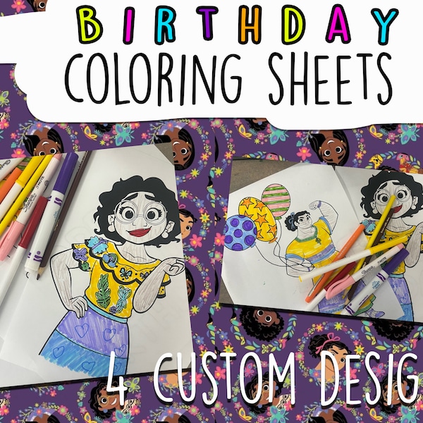 Encanto Coloring Sheets - Etsy