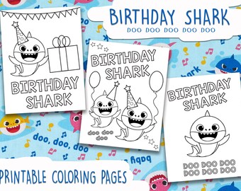 4400 Baby Shark Birthday Coloring Pages  Latest HD