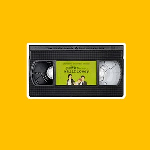The Perks of a Wallflower VHS Tape Sticker