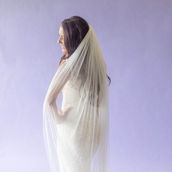 Very Soft Wedding Veil- English Net