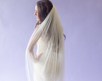 Very Soft Wedding Veil- English Net