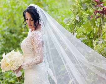 Mantilla Lace Wedding Veil