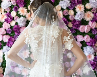 Flower Wedding Veil