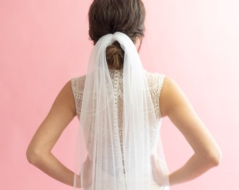 Ponytail Veil