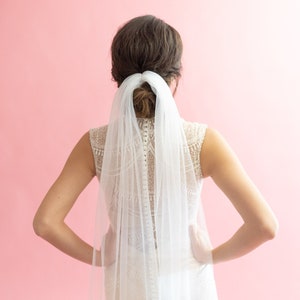 Ponytail Veil