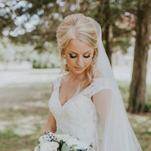 Sheer Soft Wedding Veil image 1