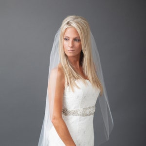 Sheer Soft Wedding Veil image 6