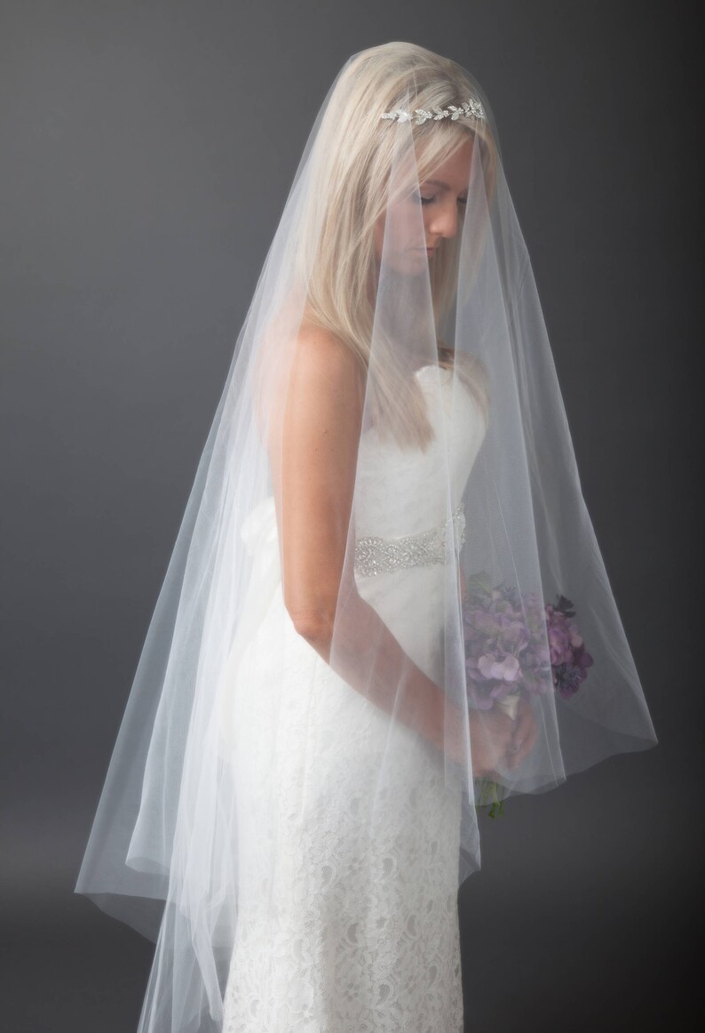 soft wedding veil