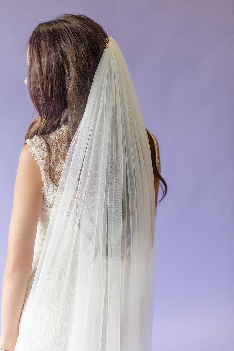 Very Soft Wedding Veil English Net image 6