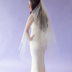 Sheer 2 Tier Wedding Veil