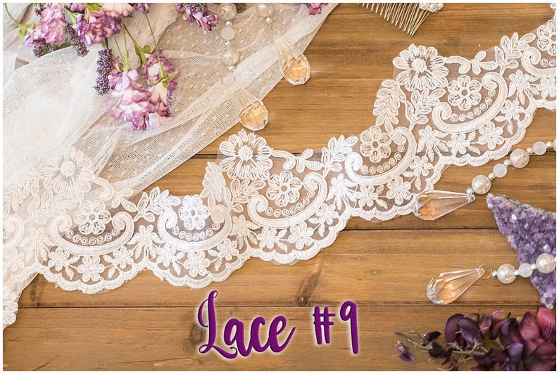 Mantilla Lace Wedding Veil image 7