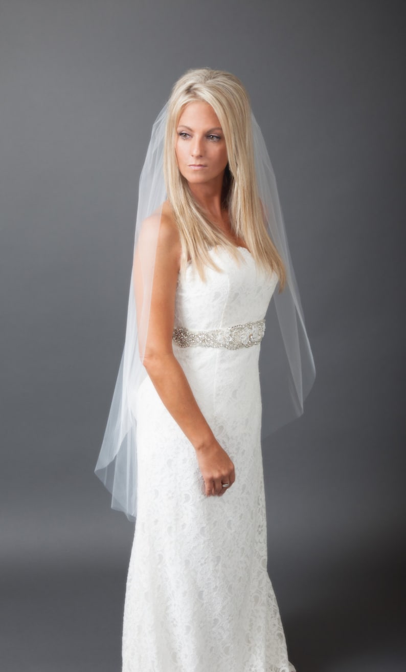 Sheer Soft Wedding Veil image 6