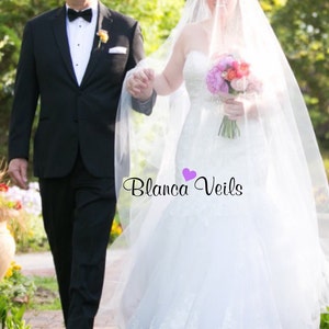 Gorgeous Drop Wedding Veil