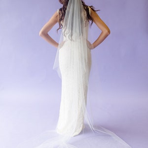 Cascade Cut Wedding Veil