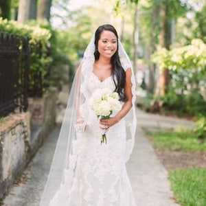 Mantilla Lace Wedding Veil