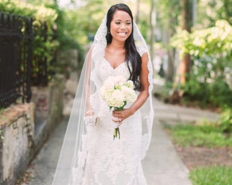 Mantilla Lace Wedding Veil