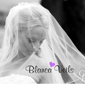 Sheer 2 Tier Wedding Veil