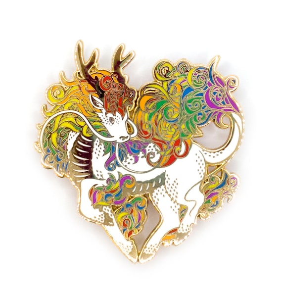 Queerin queer LGBQTIA enamel pins