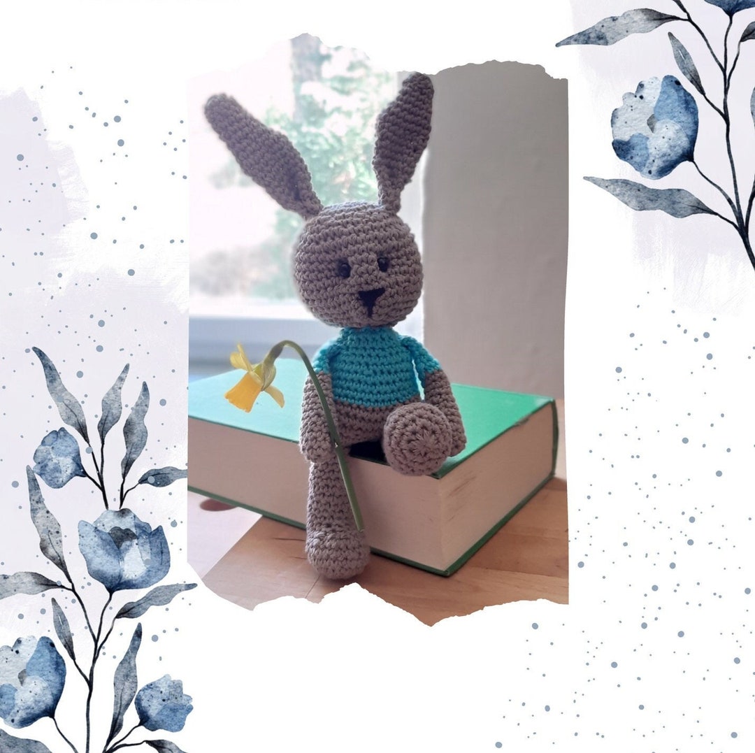 PDF GERMAN Crochet Pattern for Karl the Rabbit, Handmade by Mandy - Etsy