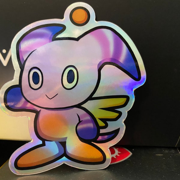 NiGHTS into Dreams Chao HOLOGRAPHIC Sticker - Sonic the Hedgehog Sonic Adventure 2 Battle SEGA