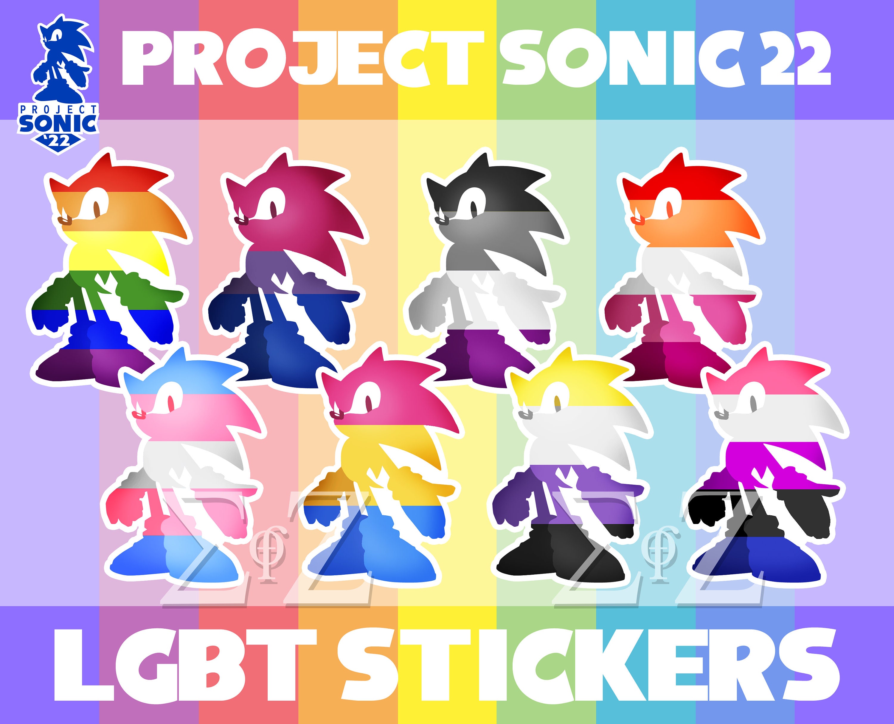 Sonic the Hedgehog Team Chaotix Stickers -  Finland