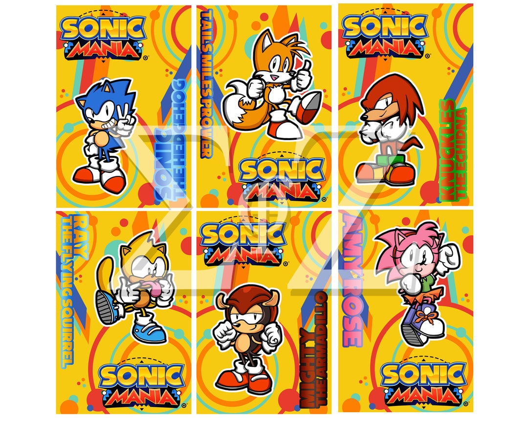 Sonic Mania Plus 4x6 Inch Glossy Prints SEGA -  Hong Kong