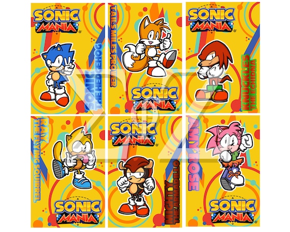 Sonic Mania Plus 4x6 Inch Glossy Prints SEGA 