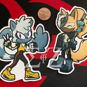 Tangle & Whisper Stickers - SEGA Sonic the Hedgehog / IDW Publishing Comic Books