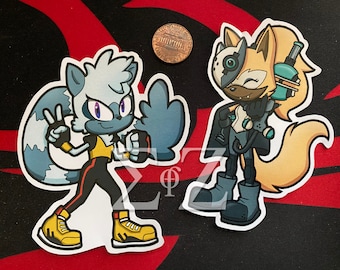Tangle & Whisper Stickers - SEGA Sonic the Hedgehog / IDW Publishing Comic Books