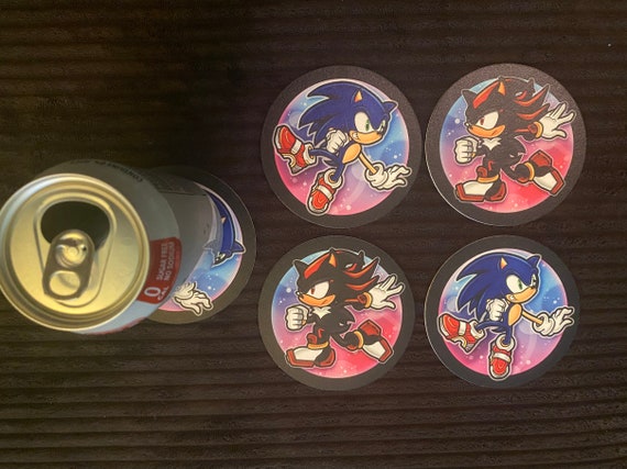 Sonic Adventure 2 Mug and Coaster Set Classic Sonic and Shadow the Hedgehog  Sonic 2 Style -  Denmark