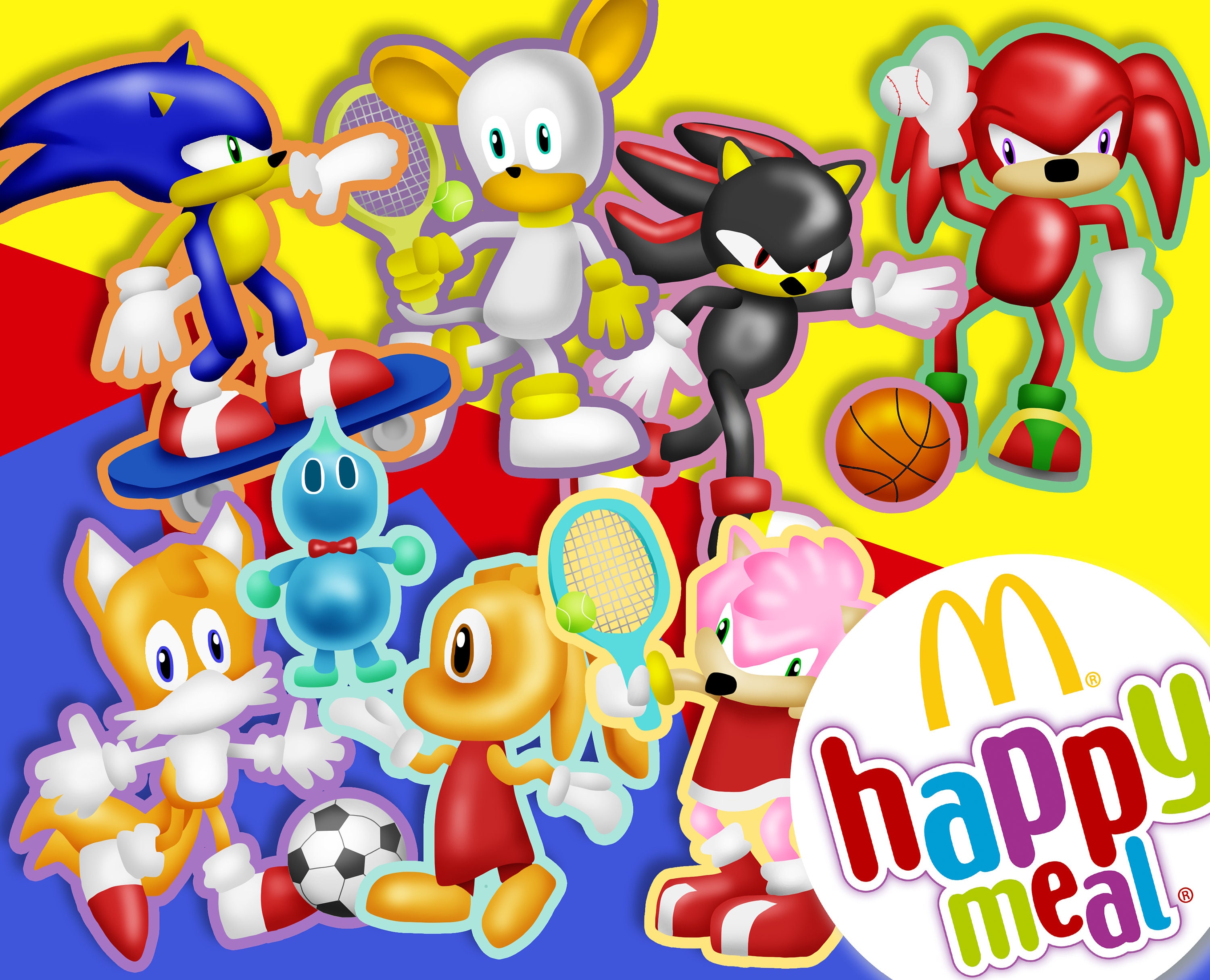 Mcdonald's Pakistan Commercial 2004 SEGA Sonic the - Etsy