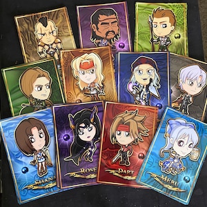 Legend of Dragoon 4x6 Photo Prints - Dart, Rose, Meru, Shana, Miranda, Albert, Lavitz, Kongol, Haschel, Lloyd & Lenus