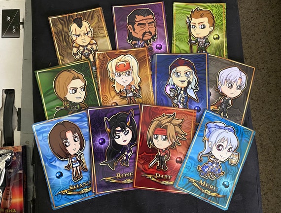 Legend Of Dragoon 4x6 Photo Prints Dart Rose Meru Shana Etsy Israel